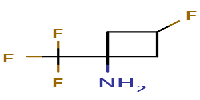 3-fluoro-1-(trifluoromethyl)cyclobutanamineͼƬ