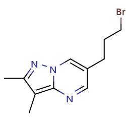 6-(3-bromopropyl)-2,3-dimethylpyrazolo[1,5-a]pyrimidineͼƬ