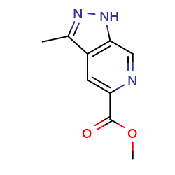 methyl3-methyl-1H-pyrazolo[3,4-c]pyridine-5-carboxylateͼƬ