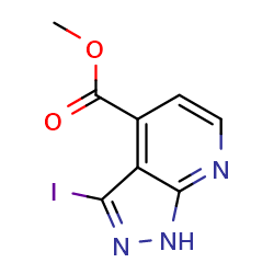 methyl3-iodo-1H-pyrazolo[3,4-b]pyridine-4-carboxylateͼƬ