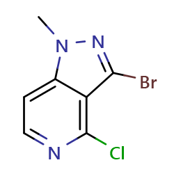 3-bromo-4-chloro-1-methyl-1H-pyrazolo[4,3-c]pyridineͼƬ