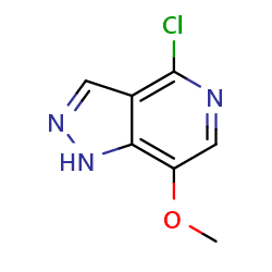 4-chloro-7-methoxy-1H-pyrazolo[4,3-c]pyridineͼƬ