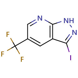 3-iodo-5-(trifluoromethyl)-1H-pyrazolo[3,4-b]pyridineͼƬ