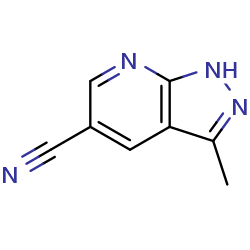 3-methyl-1H-pyrazolo[3,4-b]pyridine-5-carbonitrileͼƬ