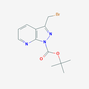 tert-butyl3-(bromomethyl)-1H-pyrazolo[3,4-b]pyridine-1-carboxylateͼƬ