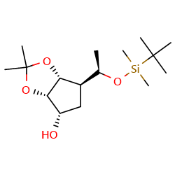 (3aS,4S,6S,6aR)-6-[(1R)-1-[(tert-butyldimethylsilyl)oxy]ethyl]-2,2-dimethyl-hexahydrocyclopenta[d][1,3]dioxol-4-olͼƬ