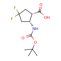 cis-2-[[(1,1-dimethylethoxy)carbonyl]amino]-4,4-difluoro-CyclopentanecarboxylicacidͼƬ