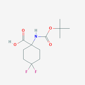 1-(Tert-butoxycarbonylamino)-4,4-difluorocyclohexanecarboxylicacidͼƬ