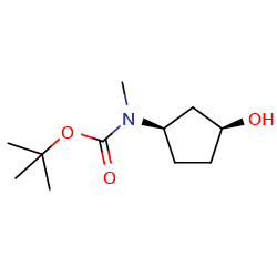 tert-butylN-[(1R,3S)-rel-3-hydroxycyclopentyl]-N-methylcarbamateͼƬ