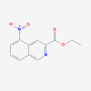 Ethyl 5-nitroisoquinoline-3-carboxylateͼƬ