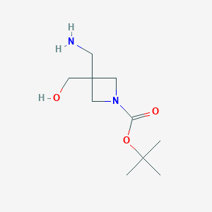 Tert-butyl3-(aminomethyl)-3-(hydroxymethyl)azetidine-1-carboxylateͼƬ