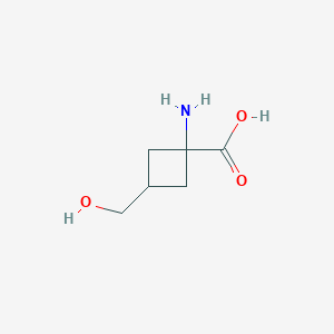 1-Amino-3-(hydroxymethyl)cyclobutane-1-carboxylicacidͼƬ