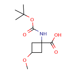 1-{[(Tert-butoxy)carbonyl]amino}-3-methoxycyclobutane-1-carboxylicacidͼƬ