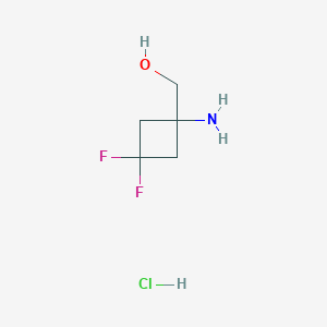 (1-Amino-3,3-difluorocyclobutyl)methanolhydrochlorideͼƬ