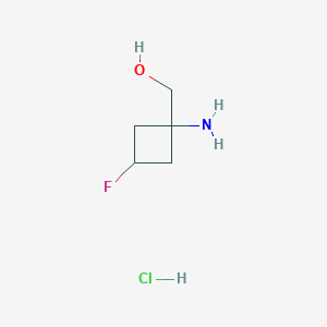 (1-Amino-3-fluorocyclobutyl)methanolhydrochlorideͼƬ