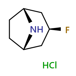 Exo-3-fluoro-8-azabicyclo[3,2,1]octanehydrochlorideͼƬ