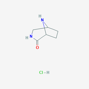 3,8-Diazabicyclo[3,2,1]octan-2-onehydrochlorideͼƬ