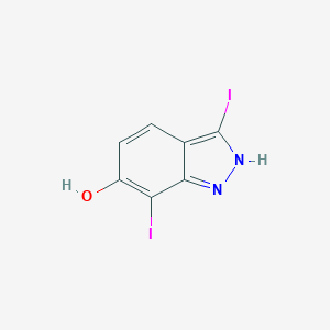 3,7-Diiodo-6-hydroxy IndazoleͼƬ