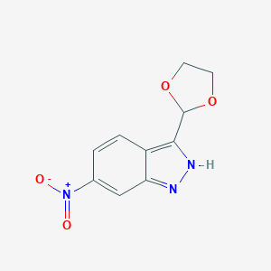 3-(2'-1,3-Dioxolane)-6-nitro-1H-indazoleͼƬ