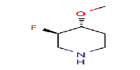 (3R,4R)-3-fluoro-4-methoxypiperidineͼƬ