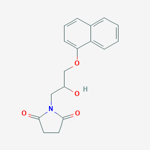 1-[2-Hydroxy-3-(1-naphthalenyloxy)propyl]-2,5-pyrrolidinedioneͼƬ