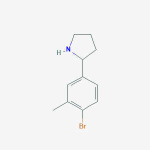 2-(4-bromo-3-methylphenyl)pyrrolidineͼƬ