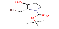 tert-butyl(2S,3S)-2-(bromomethyl)-3-hydroxypyrrolidine-1-carboxylateͼƬ