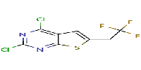 2,4-dichloro-6-(2,2,2-trifluoroethyl)thieno[2,3-d]pyrimidineͼƬ