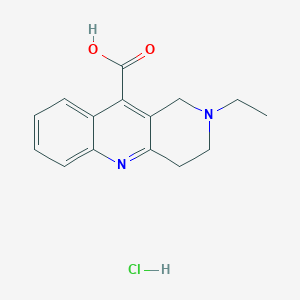 2-Ethyl-1H,2H,3H,4H-benzo[b]1,6-naphthyridine-10-carboxylic Acid HydrochlorideͼƬ