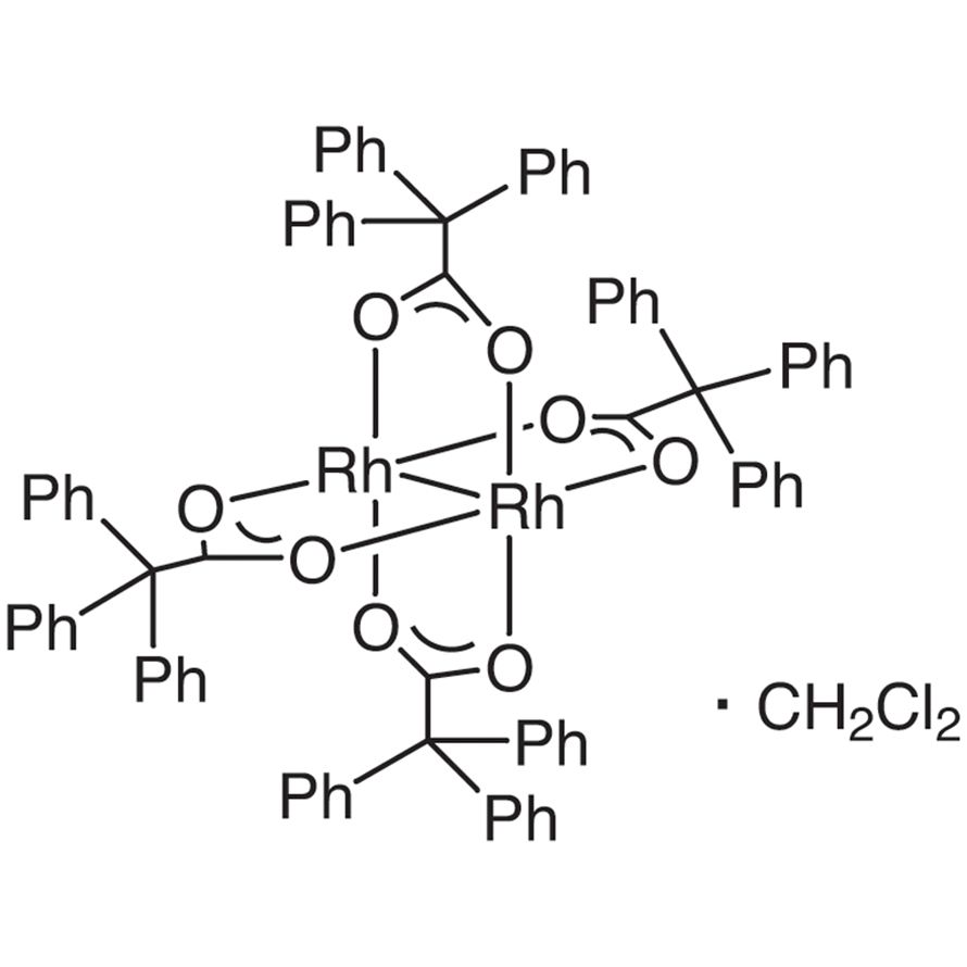 Tetrakis(triphenylacetato)dirhodium(II) Dichloromethane Adduct