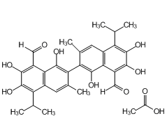 (±)-Gossypol-acetic acid