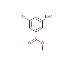 3-Amino-5-bromo-4-methyl-benzoic acid methyl ester