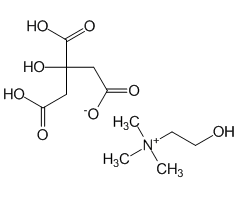 Choline dihydrogencitrate salt