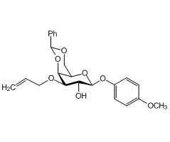 4-Methoxyphenyl 3-O-allyl-4,6-O-benzylidene--D-galactopyranoside