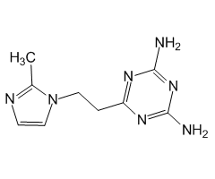 2,4-Diamino-6-[2-(2-methyl-1-imidazolyl)ethyl]-1,3,5-triazine