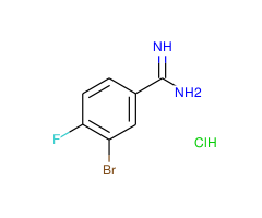 3-bromo-4-fluorobenzamidine hydrochloride