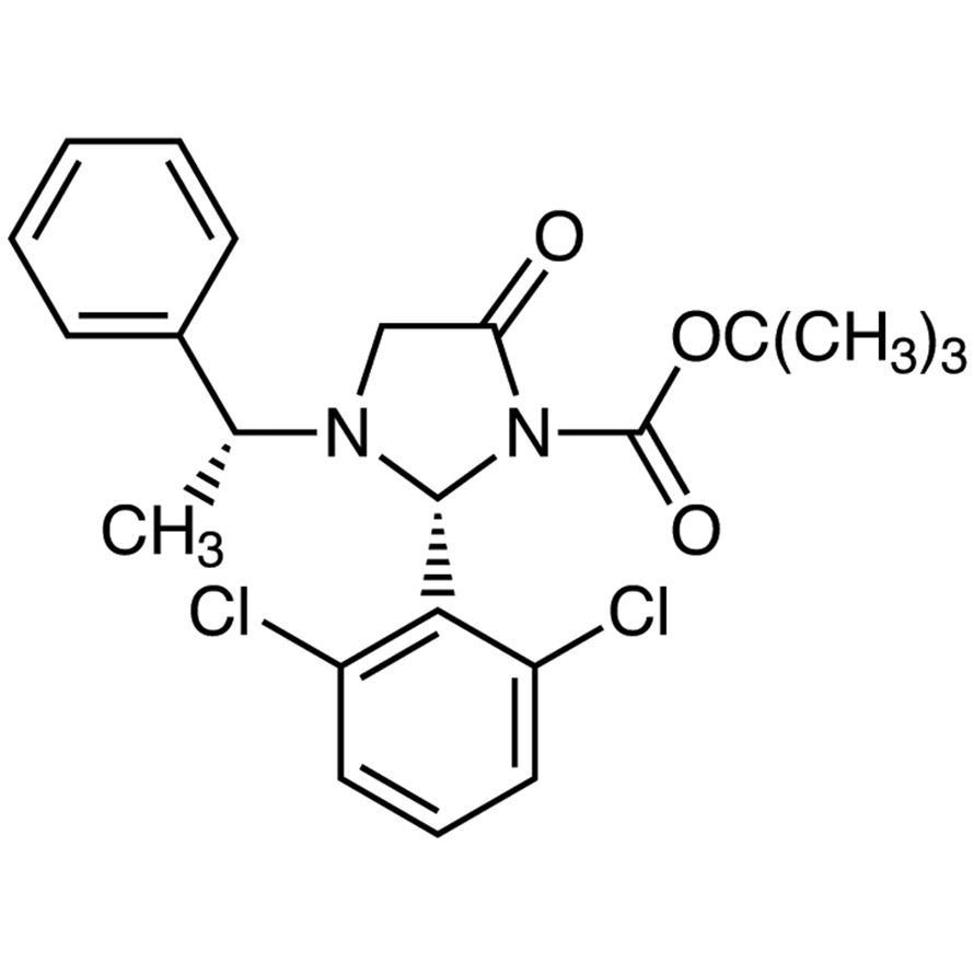 tert-Butyl (R)-2-(2,6-Dichlorophenyl)-5-oxo-3-[(R)-1-phenylethyl]imidazolidine-1-carboxylate