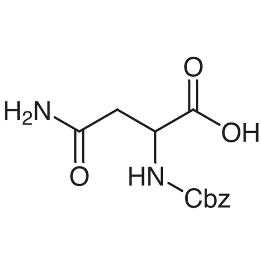 N<sup>α</sup>-Carbobenzoxy-DL-asparagine