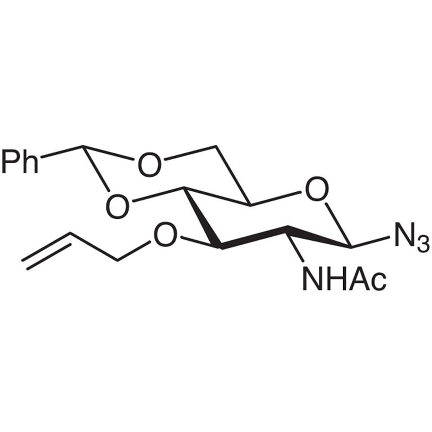 2-Acetamido-3-O-allyl-4,6-O-benzylidene-2-deoxy-β-D-glucopyranosyl Azide