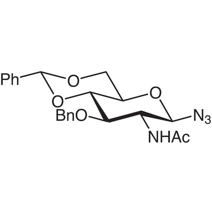 2-Acetamido-3-O-benzyl-4,6-O-benzylidene-2-deoxy-β-D-glucopyranosyl Azide