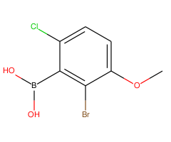 2-Bromo-6-chloro-3-methoxybenzeneboronic acid