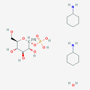 -D-Glucopyranose-1-13C 1-(Dihydrogen phosphate)Cyclohexanamine MonohydrateͼƬ