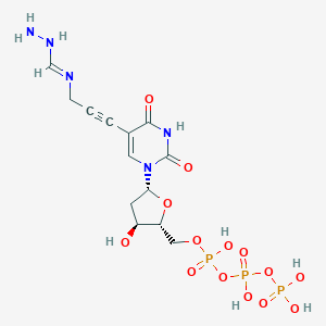 5-?[3-?[(Aminoiminomethyl)?amino]?-?1-?propynyl]?-?2'-?deoxy-uridine 5'-?(tetrahydrogen triphosphate)?ͼƬ