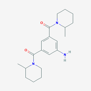 {3,5-bis[(2-methylpiperidin-1-yl)carbonyl]phenyl}amineͼƬ