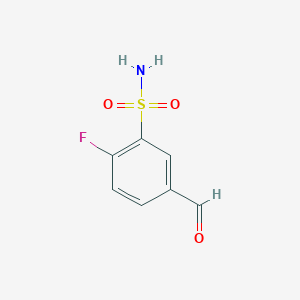 2-fluoro-5-formylbenzene-1-sulfonamideͼƬ