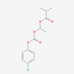 1-((4-CHLOROPHENOXY)CARBONYLOXY)ETHYL ISOBUTYRATEͼƬ