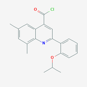 2-(2-isopropoxyphenyl)-6,8-dimethylquinoline-4-carbonyl chlorideͼƬ