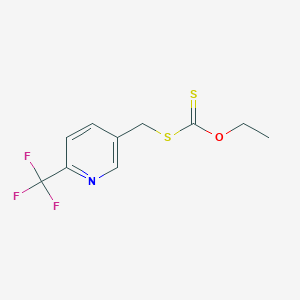 O-Ethyl S-((6-(trifluoromethyl)pyridin-3-yl)methyl)carbonodithioateͼƬ