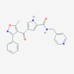 4-[(5-Methyl-3-phenyl-4-isoxazolyl)carbonyl]-N-(4-pyridinylmethyl)-1H-pyrrole-2-carboxamideͼƬ