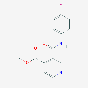 Methyl 3-[4-(fluoroanilino)carbonyl]isonicotinate 97%ͼƬ